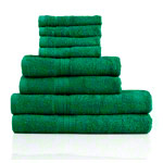 Towel set 8 pcs., 4 pieces 30x30 cm  2 pieces 140x70 cm and 2 pieces 100x50 cm