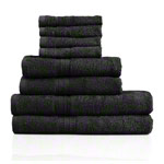 Towel set 8 pcs., 4 pieces 30x30 cm  2 pieces 140x70 cm and 2 pieces 100x50 cm