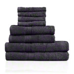 Towel set 8 pcs., 4 pieces 30x30 cm  2 pieces 140x70 cm and 2 pieces 100x50 cm