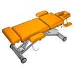 Treatment Table Solid E8 Dynamic according to Dr. Ackermann, 195x52x49-96 cm