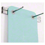 Wall mount for gymnastics mats, 2-pole, adjustable