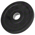 Weight plate with rubber coating, � 3 cm, 1.25 kg, one piece