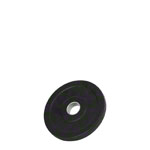Weight plate with rubber coating, � 3 cm, 1.25 kg, one piece