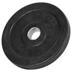 Weight plate with rubber coating, � 3 cm, 2.5 kg, one piece