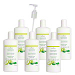cosiMed massage lotion set 6x massage lotion ginkgo-lime 1 l, incl. dosing pump