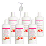 cosiMed massage lotion set 6x massage lotion grapefruit-ginger, 1 l, incl. dosing pump