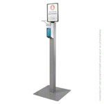 disinfectant stand incl. dispenser for 500 ml bottles