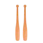 gymnastic club made of hardwood, set of 2, 45 cm