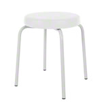 gymnastics stool standard with comfort cushion,  38 cm, frame color white