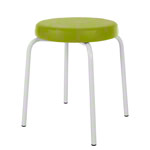 gymnastics stool standard with comfort cushion,  38 cm, frame color white