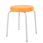 gymnastics stool standard with comfort cushion,  38 cm, frame color white