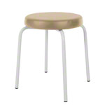 gymnastics stool standard with comfort cushion,  38 cm, frame color white