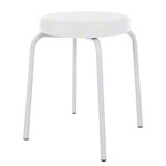 gymnastics stool standard with comfort cushion,  38 cm, frame color white
