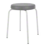 gymnastics stool standard with comfort cushion,  38 cm, frame color white