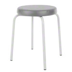 gymnastics stool standard with comfort cushion,  38 cm, frame color white