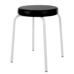 gymnastics stool standard with comfort cushion,  38 cm, frame color white