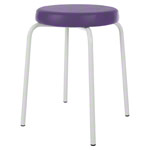 gymnastics stool standard with comfort cushion,  38 cm, frame color white