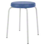 gymnastics stool standard with comfort cushion,  38 cm, frame color white