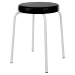 gymnastics stool standard with comfort cushion,  38 cm, frame color white