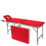 portable massage table Robusta ST, incl. head rest + arm rest, 170/210x65x70-82 cm