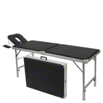 portable massage table Robusta ST, incl. head rest + arm rest, 170/210x65x70-82 cm