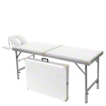 portable massage table Robusta ST, incl. head rest + arm rest, 170/210x65x70-82 cm