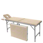portable massage table Robusta ST, incl. head rest + arm rest, 170/210x65x70-82 cm