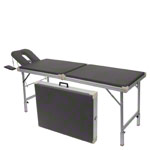portable massage table Robusta ST, incl. head rest + arm rest, 170/210x65x70-82 cm