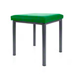 stool robusta with cushion, L x B 40 x 40 cm, frame color anthrazite