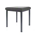 stool robusta with cushion, L x B 40 x 40 cm, frame color anthrazite