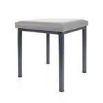 stool robusta with cushion, L x B 40 x 40 cm, frame color anthrazite