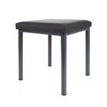 stool robusta with cushion, L x B 40 x 40 cm, frame color anthrazite