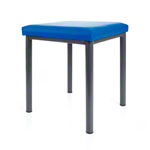 stool robusta with cushion, L x B 40 x 40 cm, frame color anthrazite