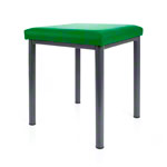 stool robusta with cushion, L x B 40 x 40 cm, frame color anthrazite