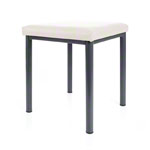 stool robusta with cushion, L x B 40 x 40 cm, frame color anthrazite