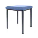 stool robusta with cushion, L x B 40 x 40 cm, frame color anthrazite
