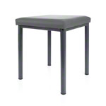stool robusta with cushion, L x B 40 x 40 cm, frame color anthrazite