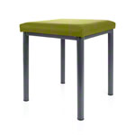 stool robusta with cushion, L x B 40 x 40 cm, frame color anthrazite