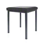 stool robusta with cushion, L x B 40 x 40 cm, frame color anthrazite