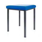 stool robusta with cushion, L x B 40 x 40 cm, frame color anthrazite