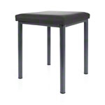 stool robusta with cushion, L x B 40 x 40 cm, frame color anthrazite