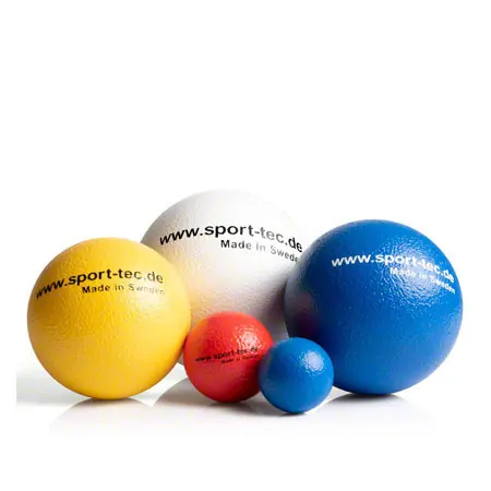 Coated foam ball,  16 cm, yellow