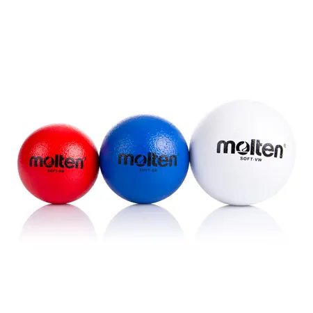 Molten foam ball Soft-HR coated,  16 cm, red