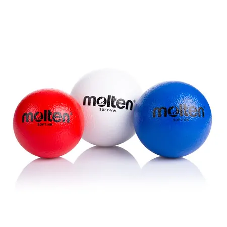 Molten foam ball Soft-VW coated,  21 cm, white