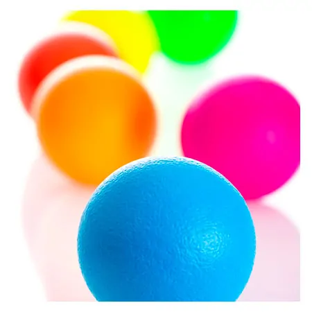 foam ball Dragonskin Neon, coated, � 21 cm, set of 6