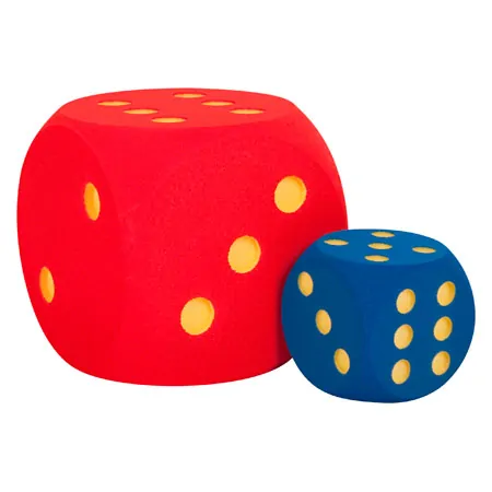 VOLLEY foam cubes uncoated, 30x30x30 cm