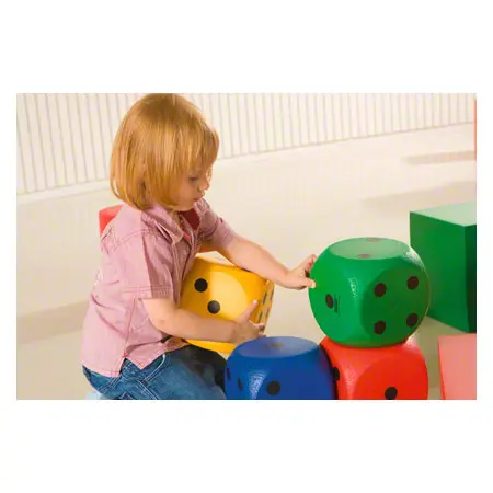 VOLLEY foam cubes with elephant skin, 30x30x30 cm