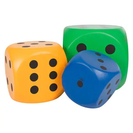 VOLLEY foam cubes with elephant skin, 30x30x30 cm