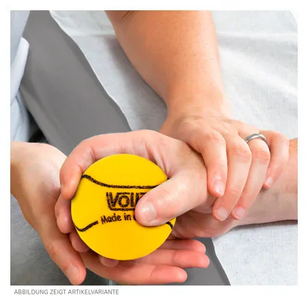 VOLLEY foam ball uncoated,  21 cm, yellow