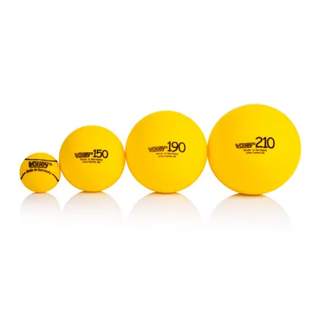 VOLLEY foam ball uncoated,  21 cm, yellow